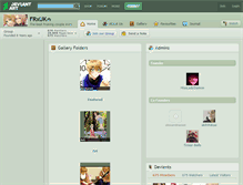 Tablet Screenshot of frxuk.deviantart.com