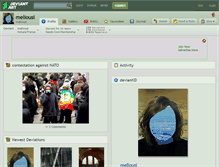 Tablet Screenshot of meliousi.deviantart.com