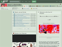 Tablet Screenshot of dance-la-esmeralda.deviantart.com