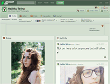Tablet Screenshot of majikku-tejina.deviantart.com