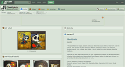 Desktop Screenshot of ghostlyarts.deviantart.com