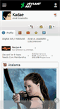 Mobile Screenshot of kadae.deviantart.com