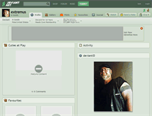 Tablet Screenshot of extremus.deviantart.com
