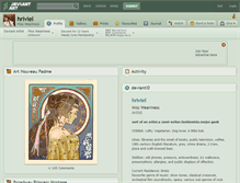 Tablet Screenshot of hriviel.deviantart.com
