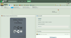 Desktop Screenshot of hadret.deviantart.com