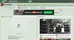 Desktop Screenshot of dino-damage.deviantart.com