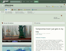 Tablet Screenshot of elfsternberg.deviantart.com