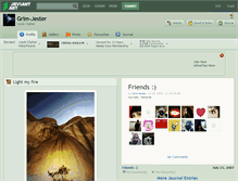 Tablet Screenshot of grim-jester.deviantart.com