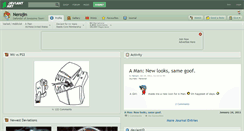Desktop Screenshot of nerojin.deviantart.com