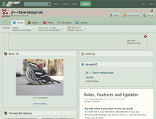 Tablet Screenshot of jr----fave-resources.deviantart.com