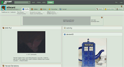 Desktop Screenshot of alliecard.deviantart.com