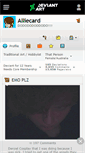 Mobile Screenshot of alliecard.deviantart.com