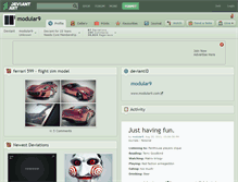 Tablet Screenshot of modular9.deviantart.com