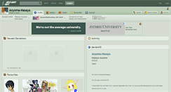 Desktop Screenshot of aoyoma-masaya.deviantart.com