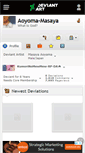 Mobile Screenshot of aoyoma-masaya.deviantart.com