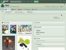 Tablet Screenshot of cigany.deviantart.com