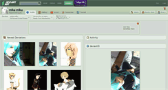 Desktop Screenshot of mika-miku.deviantart.com