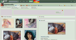 Desktop Screenshot of himemiya-anthy.deviantart.com