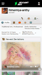 Mobile Screenshot of himemiya-anthy.deviantart.com