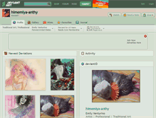 Tablet Screenshot of himemiya-anthy.deviantart.com