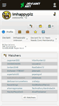 Mobile Screenshot of imhappyplz.deviantart.com