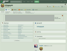 Tablet Screenshot of imhappyplz.deviantart.com