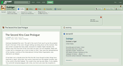 Desktop Screenshot of dubtiger.deviantart.com