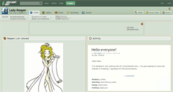 Desktop Screenshot of lady-reaper.deviantart.com