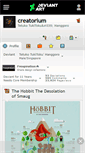 Mobile Screenshot of creatorium.deviantart.com
