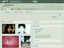 Tablet Screenshot of prinzesschen.deviantart.com