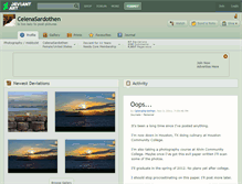 Tablet Screenshot of celenasardothen.deviantart.com