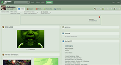 Desktop Screenshot of cbdesigns.deviantart.com