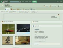 Tablet Screenshot of eyedole.deviantart.com