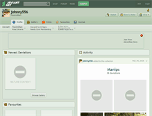 Tablet Screenshot of johnny556.deviantart.com