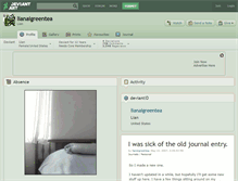 Tablet Screenshot of lianaigreentea.deviantart.com