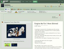 Tablet Screenshot of dethkira.deviantart.com