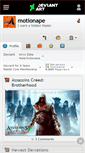 Mobile Screenshot of motionape.deviantart.com
