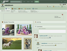 Tablet Screenshot of katedotcom.deviantart.com