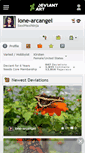 Mobile Screenshot of lone-arcangel.deviantart.com