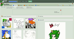 Desktop Screenshot of devilfury.deviantart.com
