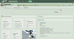 Desktop Screenshot of dragongaze.deviantart.com