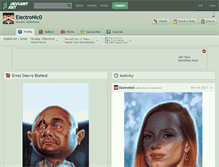Tablet Screenshot of electronic0.deviantart.com