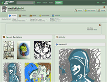 Tablet Screenshot of invaderzim14.deviantart.com