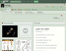 Tablet Screenshot of mcclurg.deviantart.com