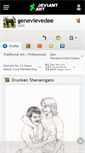 Mobile Screenshot of genevievedee.deviantart.com