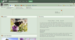 Desktop Screenshot of chlotte.deviantart.com
