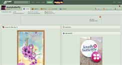 Desktop Screenshot of lovelybutterfly.deviantart.com