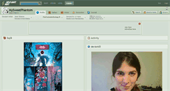 Desktop Screenshot of mysweetphantom.deviantart.com