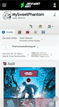Mobile Screenshot of mysweetphantom.deviantart.com