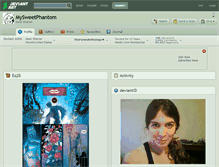 Tablet Screenshot of mysweetphantom.deviantart.com